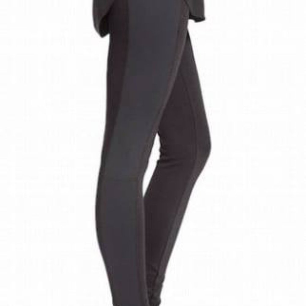 SPANX Black Textured Panel Leggings. Size XL - Picture 7 of 7
